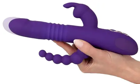 Sweet Smile Triple Thrusting V Multi-Function Silicone Intimate Device