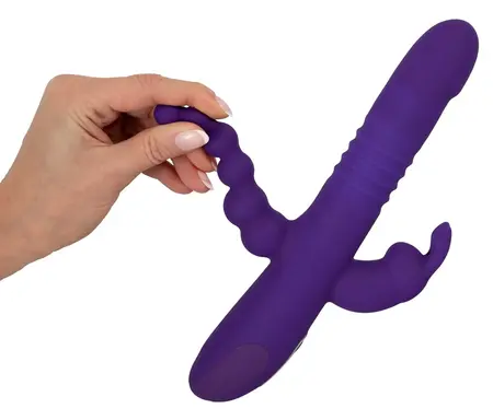 Sweet Smile Triple Thrusting V Multi-Function Silicone Intimate Device