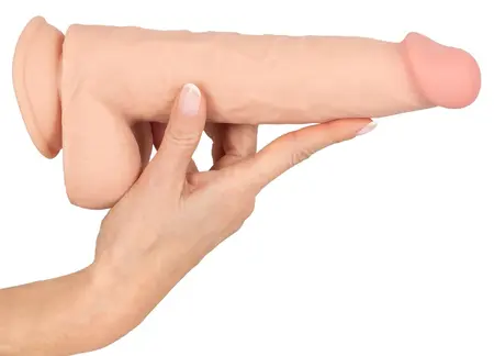 Nature Skin Intimate Machine L with Movable Surface 25cm, TPE, Suction Base