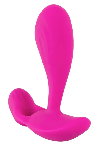 Sweet Smile RC Flexible Dual-Motor Silicone Vibrator, Pink, 11cm