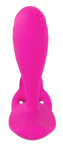 Sweet Smile RC Flexible Dual-Motor Silicone Vibrator, Pink, 11cm