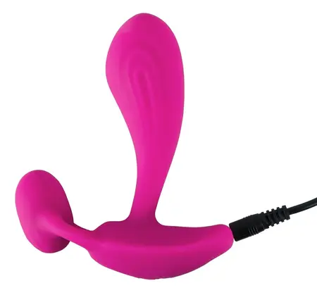 Sweet Smile RC Flexible Dual-Motor Silicone Vibrator, Pink, 11cm