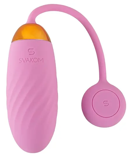 SVAKOM Ella Neo Pink - Interactive Vibro-Ball with App Control, 21 cm