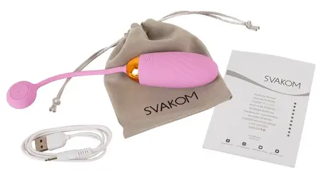 SVAKOM Ella Neo Pink - Interactive Vibro-Ball with App Control, 21 cm