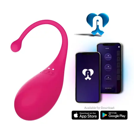 Adrien Lastic Palpitation App-Controlled Intimate Device, 18 cm, Purple