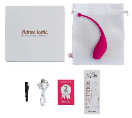 Adrien Lastic Palpitation App-Controlled Intimate Device, 18 cm, Purple