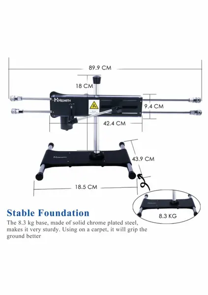 Hismith Pro 4+ Smart Machine 2.0 App-Controlled, Adjustable Power