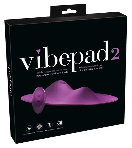Satisfyer Vibepad 2 Intimate Cushion with Warming & Licking System, Black