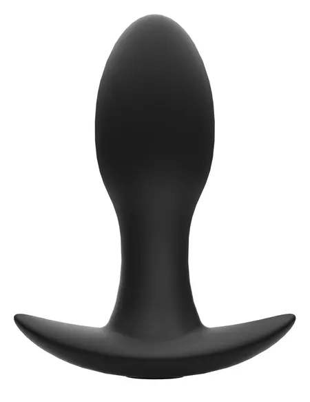 ANOS Mini Plug Vibrating Silicone Black 20 Modes Compact Size