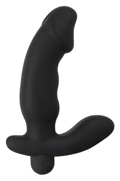 ANOS Prostate Massager Vibe System Silicone Black 14cm USB Rechargeable