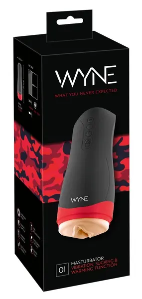 WYNE 01 Intimate Machine with Heating, Vibration & Suction, 26.5 cm