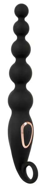 ANOS Vibrating Anal Beads Flexible 7-Mode Silicone 22.1cm Black