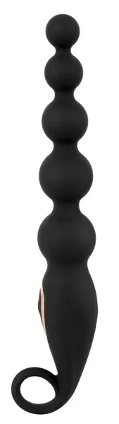 ANOS Vibrating Anal Beads Flexible 7-Mode Silicone 22.1cm Black