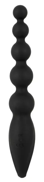 ANOS Vibrating Anal Beads Flexible 7-Mode Silicone 22.1cm Black