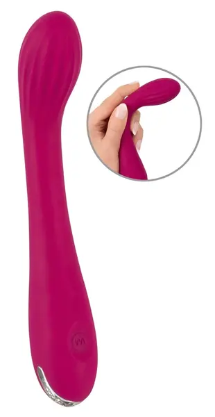 Sweet Smile Curved Stimulator G-Spot, 12 Modes, USB, Purple, 20 cm