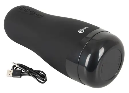 Rebel Intimate Machine 3-in-1 Heating Vibrating Suction Black 26cm