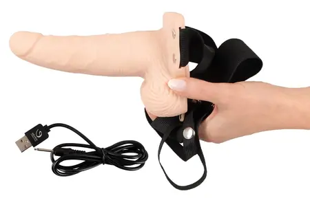 You2Toys Vibrating Strap-On Sleeve Adjustable Waterproof 17.5cm