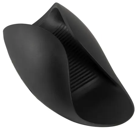 Rebel Vibrating Glans Device Flexible Silicone 10 Modes Black 13cm