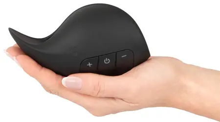 Rebel Vibrating Glans Device Flexible Silicone 10 Modes Black 13cm