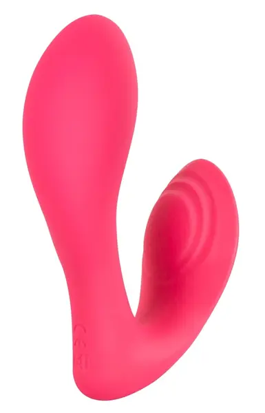 Sweet Smile G-Spot Panty Vibrator Dual Motor Silicone Pink 12.8cm
