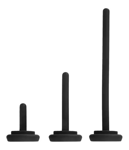 Rebel 3Di Glans Stimulation Device with Flexible Dilators, Black