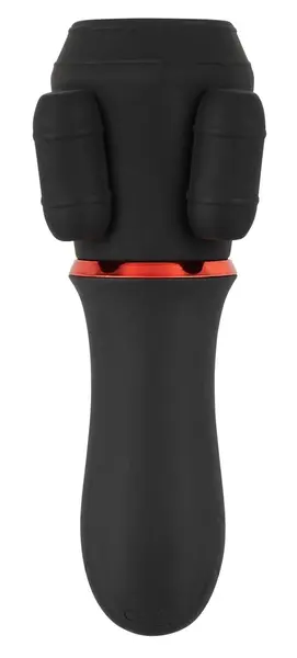 Rebel Dual Motor Intimate Stimulator Compact Waterproof Black 16.9cm