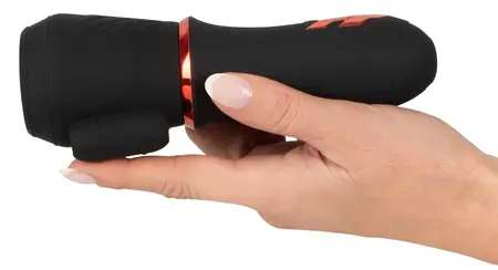 Rebel Dual Motor Intimate Stimulator Compact Waterproof Black 16.9cm