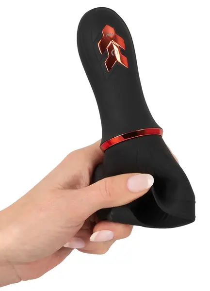 Rebel Dual Motor Intimate Stimulator Compact Waterproof Black 16.9cm