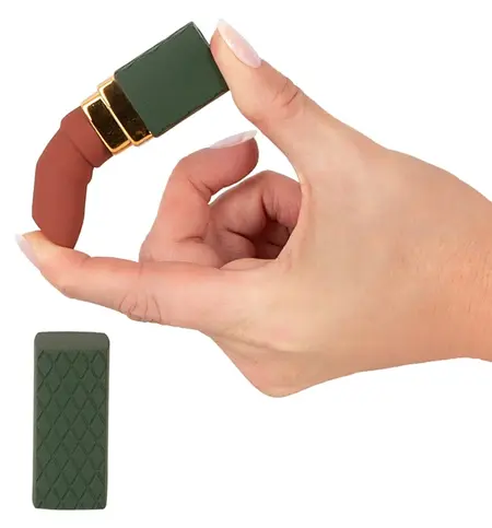 Emerald Love Luxurious Lipstick Intimate Mini Vibrating Device, Pink, 8.5 cm
