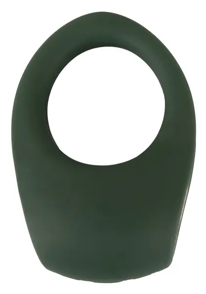 Emerald Love луксозен вибриращ пръстен, 10 режима, USB, черен