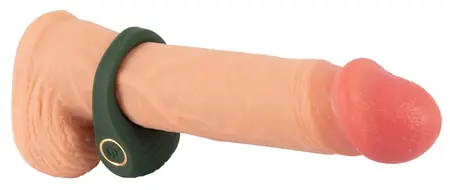 Emerald Love луксозен вибриращ пръстен, 10 режима, USB, черен