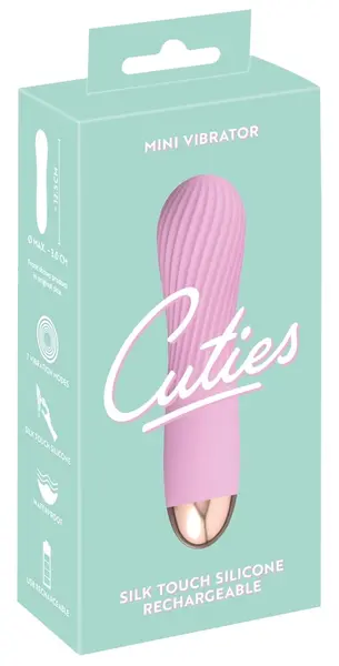 Cuties Mini Vibrator Rose 2.G - Compact Waterproof Model, 7 Modes, Pink
