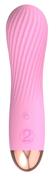 Cuties Mini Vibrator Rose 2.G - Compact Waterproof Model, 7 Modes, Pink