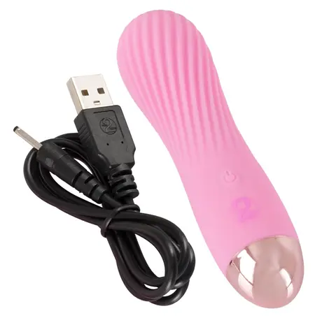 Cuties Mini Vibrator Rose 2.G - Compact Waterproof Model, 7 Modes, Pink