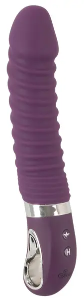 Sweet Smile Warming Soft Vibrator 12 Modes Silicone Waterproof 23.5cm