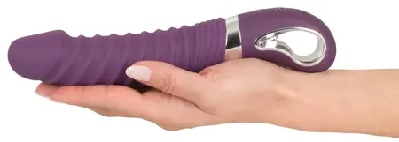 Sweet Smile Warming Soft Vibrator 12 Modes Silicone Waterproof 23.5cm