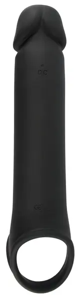 Rebel RC Intimate Extension Sleeve 8cm Vibrating Black Adjustable