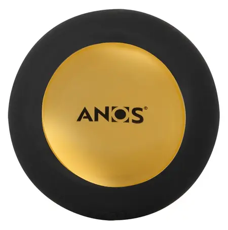 ANOS Remote Control Spiral Intimate Plug with Rotating Beads 15.1cm Black