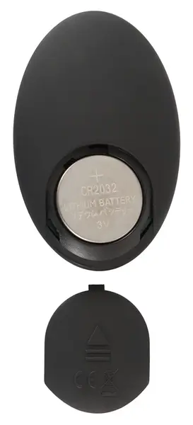 ANOS Remote Control Spiral Intimate Plug with Rotating Beads 15.1cm Black