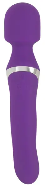 Javida Wand & Pearl Dual-Ended Vibrator Silicone 24cm USB Rechargeable