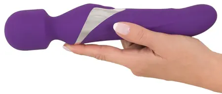Javida Wand & Pearl Dual-Ended Vibrator Silicone 24cm USB Rechargeable