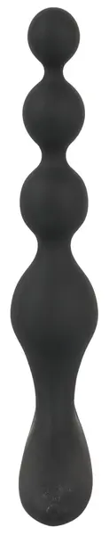Bad Kitty BV Rechargeable Vibrating Anal Beads Silicone Black 20cm