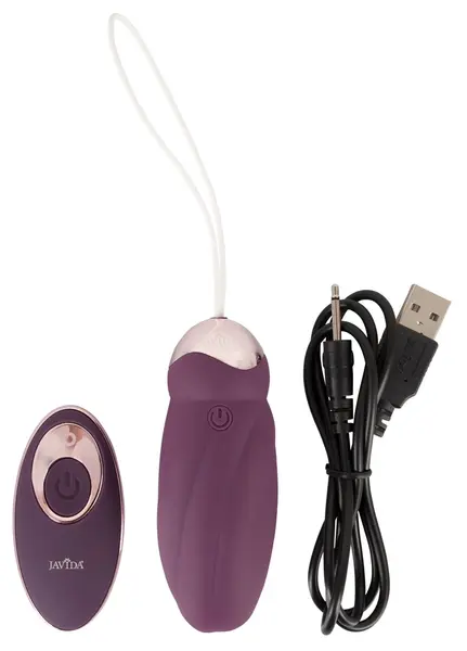Javida RC Rotating Intimate Ball - 8 Modes, Silicone, Rechargeable, 18.5cm