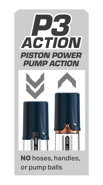 Pipedream Pump Worx Max Boost Blue Manual Vacuum Trainer 28.6cm
