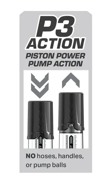 Pump Worx Max Boost Black Manual Vacuum Enhancement System 28.6cm