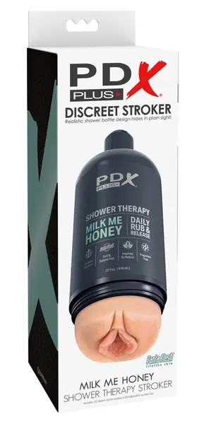 PDX Plug Shower Therapy Milk Me Honey Intimate Machine 20.7cm
