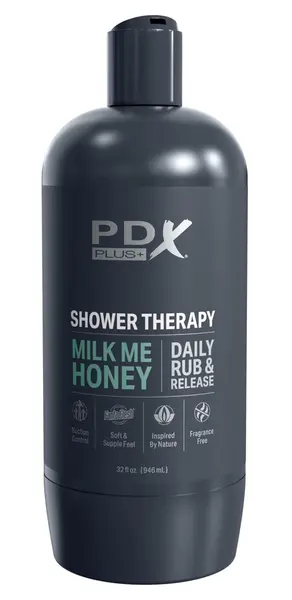 PDX Plug Shower Therapy Milk Me Honey Intimate Machine 20.7cm
