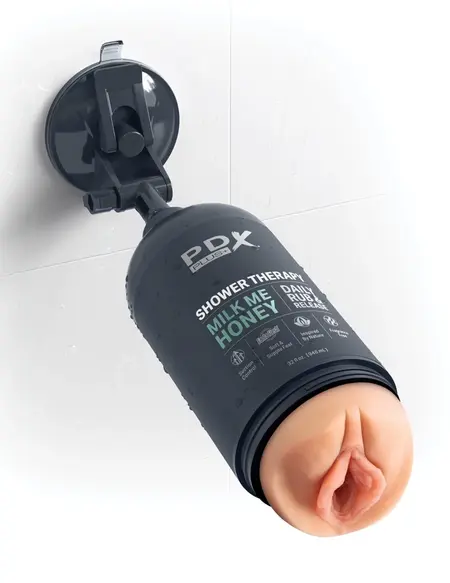 PDX Plug Shower Therapy Milk Me Honey Intimate Machine 20.7cm