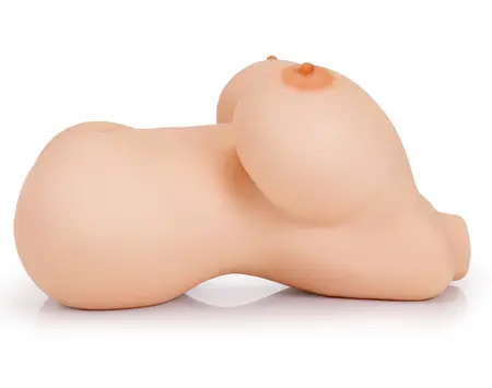 Big Titty Torso анатомичен мастурбатор с два отвора, 9 кг