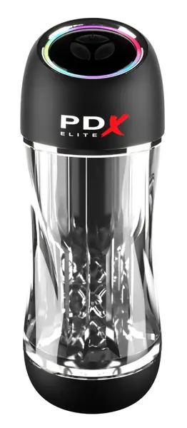 PDX Elite ViewTube Pro Automatic Suction & Vibration Device, Transparent